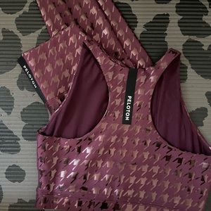 Peloton Foil Show Up Printed Bra/Legging Set Size M